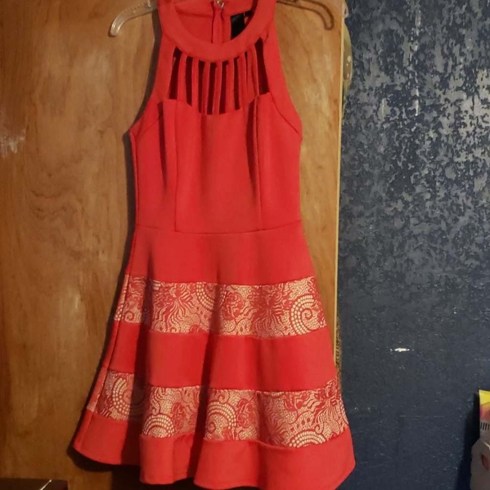 Red dress